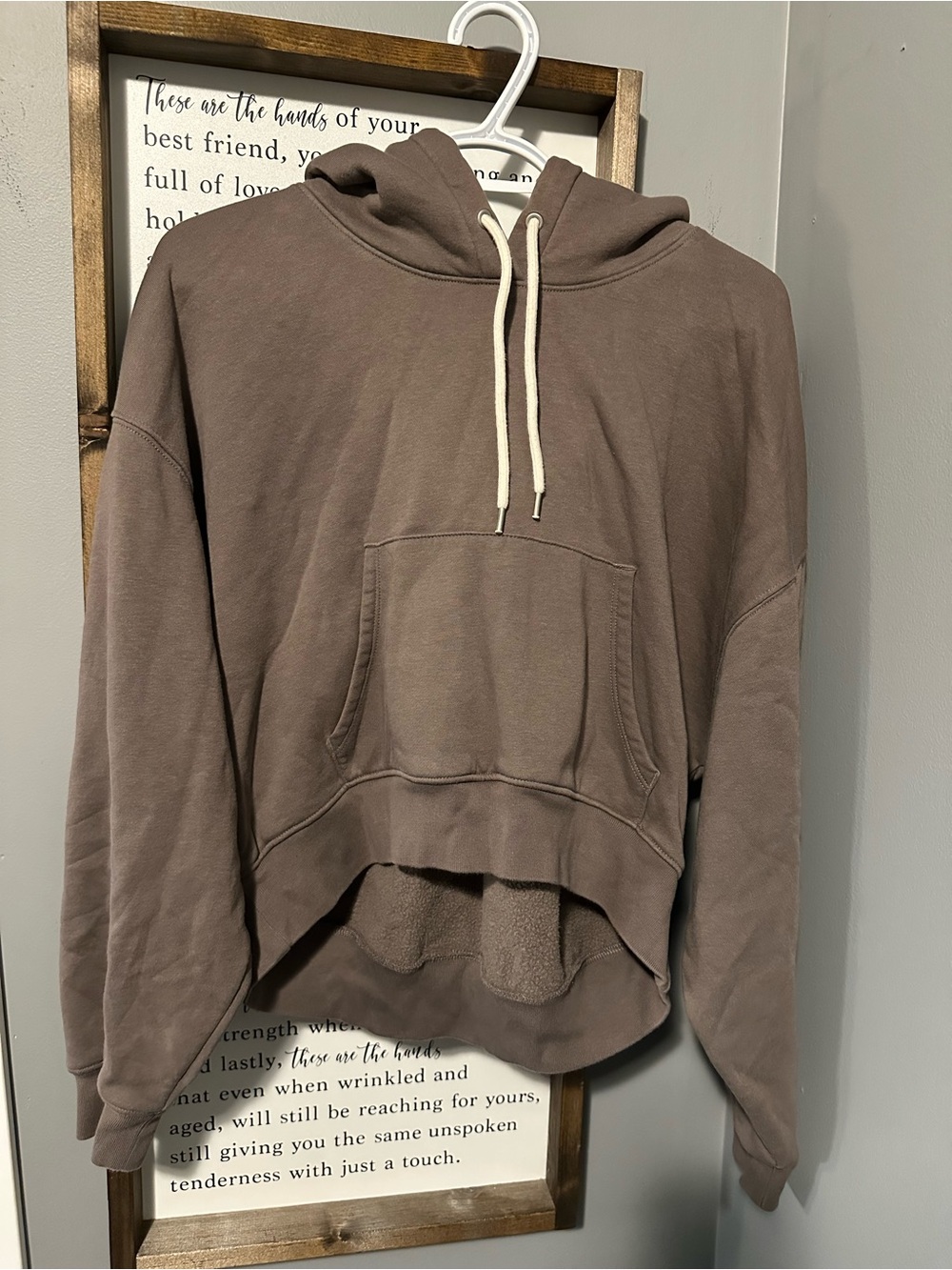 GAP Women's Hooded Pullover Sweater - Brown